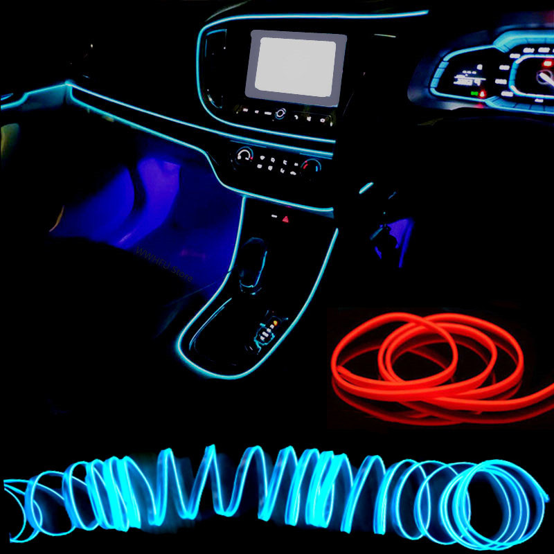 Led El Wire - Striscia LED per Illuminazione Interna Auto