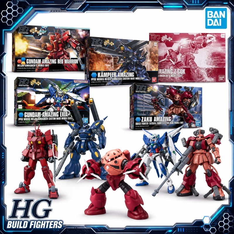 Bandai Gundam Hg - Bandai Originale HGBF 1/144 Amazing Exia