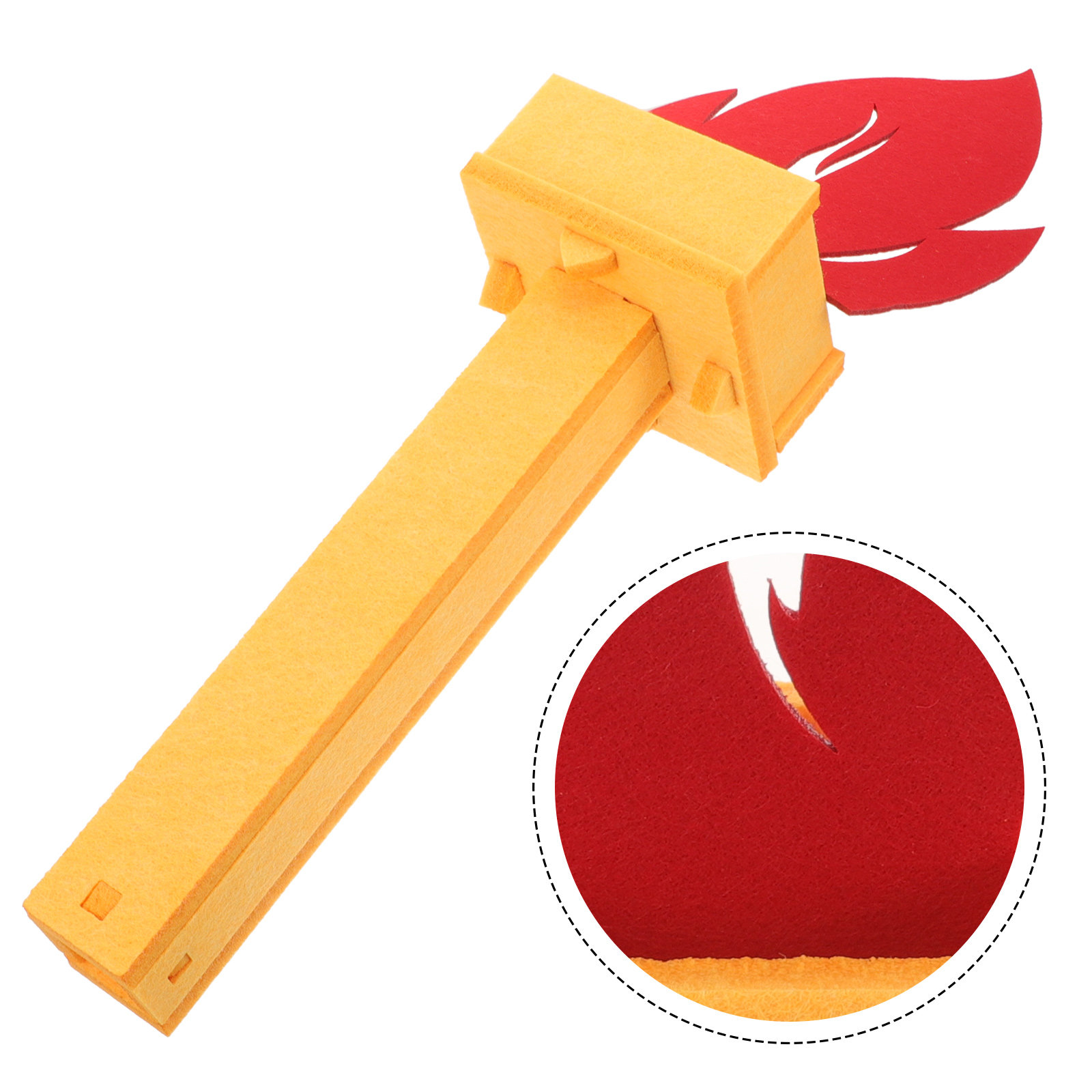 Cosplay Flame Prop - Torcia 3D Leggera Senza Fiamma per