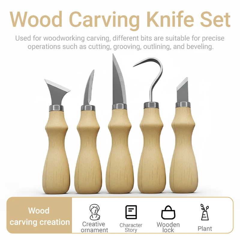 Set di 5 utensili per intaglio - Craft Knife Set recensione e prezzo