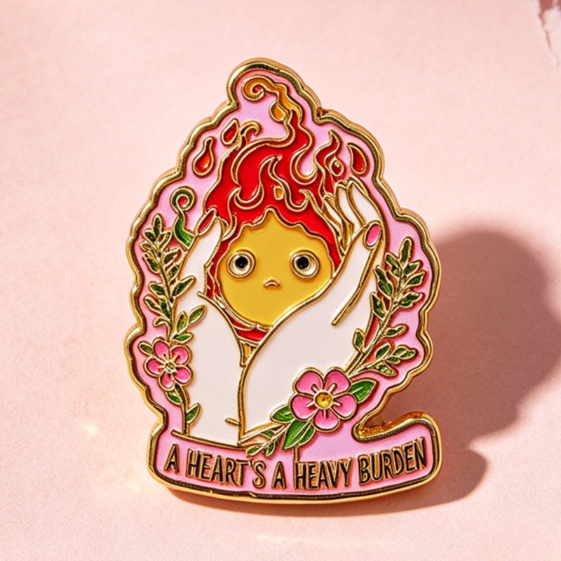 Spilla in smalto 'A HEART'S A  - Cosplay Flame Prop recensione e prezzo