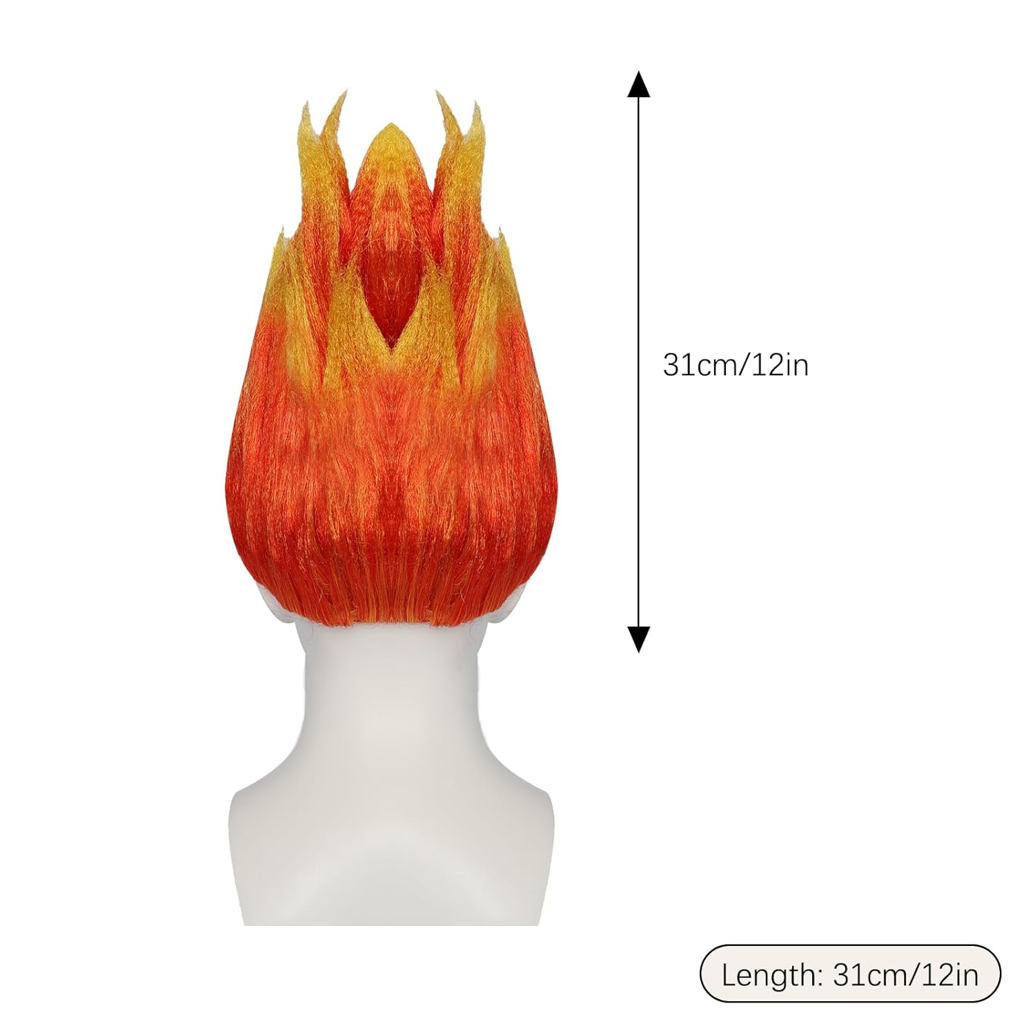 Parrucca da Costume Effetto Fi - Cosplay Flame Prop recensione e prezzo